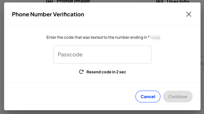 Phone Number Verification